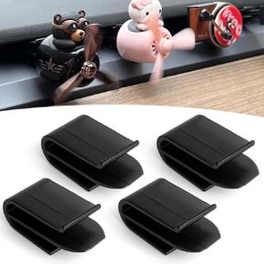 4 Pack Air Freshener Adapter Compatible with Tesla Model 3 / Y 2017-2023 Airvent Clips Fresheners Holder with Spacers Center Console Holders Upgrade Accessories (Air Freshener NOT Included)