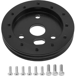 0.5" Steering Wheel Hub Adapter Conversion Spacer 6 Hole to 3 Hole Steering Wheel Adapter Boss Kit, Replacement for Momomand Most 6-Hole Standard Steering Wheels
