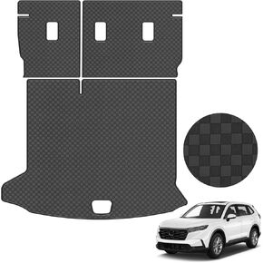 for 2019-2024 Cadillac XT4 Cargo Mat & Backrest Mat - Custom Fit PU Leather Cargo Liner and Rear Backrest Protector- All Weather Trunk Mats for Cadillac XT4 2019-2024 in Kuwait