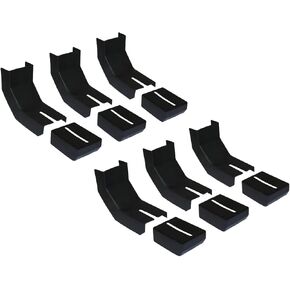 Raptor Series RB-BKC6: Bracket Covers Black Thermoplastic Rubber
