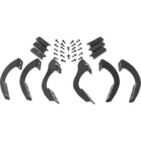 Go Rhino 6944255 RB10/RB20 Running Boards - MOUNTING Brackets ONLY for 14-24 4Runner(Sport Utility - RWD)