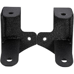 ALAVENTE Dual A-pillar Light Brackets For Jeep Wrangler JK 2007-2017 Dual Lower Windshield Hinge Corner Bracket | LED Work Light Mounts Kit