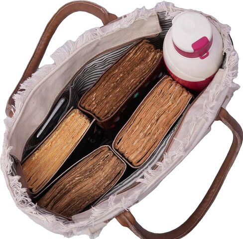 Sel De Mer Upcycled Large Upcycled Canvas Crossbody Bag & Cowhide Tote Bag, Cowhide Leather Handbag Bag for Women in Saudi Arabia