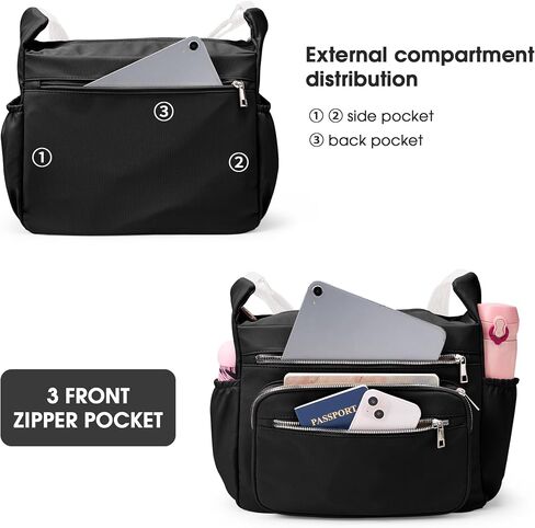 Fancy Forest Tote Bag for Women - Shoulder Handbag Bag with Multiple Pockets, Crossbody Purse for Ladies' Travel, Work in Kuwait