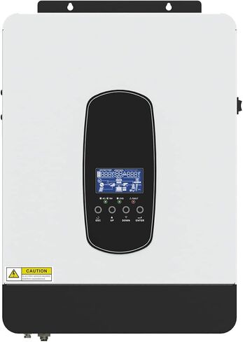 Y&H 2200W عاكس هجين للطاقة الشمسية DC12V إلى AC230V، عاكس موجة جيبية نقية خارج الشبكة مع شاحن شمسي 80A MPPT + شاحن تيار متردد، الحد الأقصى PV 2000W DC55-450V مدخل، مناسب لبطارية الرصاص الحمضية/ليثيوم 12 فولت in Saudi Arabia