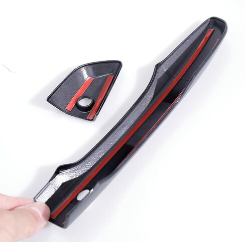 for Honda Civic 10th Gen 2016-2021 Sports Accessories Exterior Door Handle Cover Exterior Trims Handle Protection with Smart Auto Lock Holes (Glossy Black) in Saudi Arabia