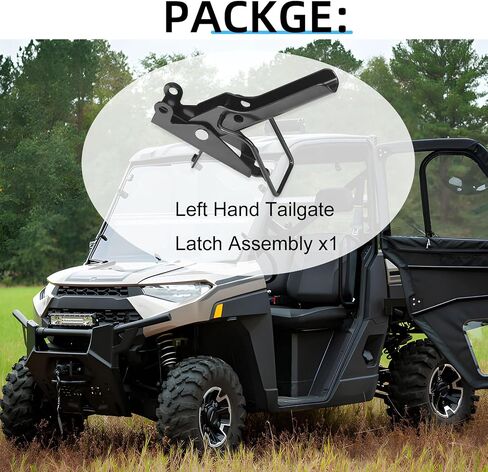 مجموعة مزلاج الباب الخلفي لليد اليسرى لـ Polaris UTV Ranger 400 Ranger 500 Ranger 570 Ranger SP 570 Ranger 800 Ranger ETX Ranger EV LSV EM1400 GEM 2010-2023 1018850 in Saudi Arabia