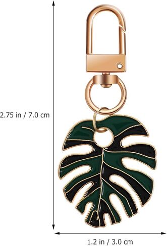 VALICLUD 5 قطعة حامل المنجد أوراق النباتات الاستوائية سلسلة المفاتيح شجرة Monstera النبات المفاتيح الزينة أوراق النبات حلقة رئيسية سيارة الاستوائية أوراق النخيل سلسلة المفاتيح حقيبة هاواي مأدبة البوهيمي سبيكة in Kuwait