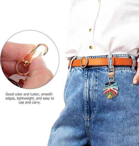 VALICLUD 5 قطعة حامل المنجد أوراق النباتات الاستوائية سلسلة المفاتيح شجرة Monstera النبات المفاتيح الزينة أوراق النبات حلقة رئيسية سيارة الاستوائية أوراق النخيل سلسلة المفاتيح حقيبة هاواي مأدبة البوهيمي سبيكة in Kuwait