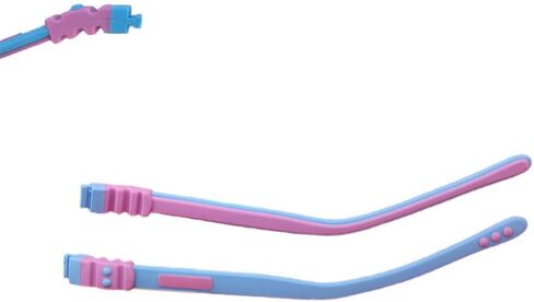 1 Pair Child Glasses Replacement Leg Silicone Eyeglasses Arms Repair Kit Anti-Slip Comfort Replacement Accessory(Blue) in Saudi Arabia