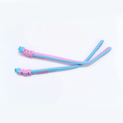 1 Pair Child Glasses Replacement Leg Silicone Eyeglasses Arms Repair Kit Anti-Slip Comfort Replacement Accessory(Blue) in Saudi Arabia