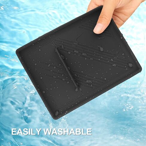 قاعدة أكواب، صينية تنظيم وحدة التحكم المركزية العلوية والسفلية وحصيرة تخزين مسند الذراع لملحقات موديل X/S لعام 2024 2023 2022، مجموعة كاملة من سجادات الإدخال الداخلية، أسود من السيليكون in Kuwait