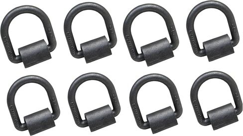 1/2 Inch 12000 LBS Heavy Duty Weld-On Forged D Ring for Trailers, Trucks, and Cargo Tie Downs(4 Pack) in Kuwait