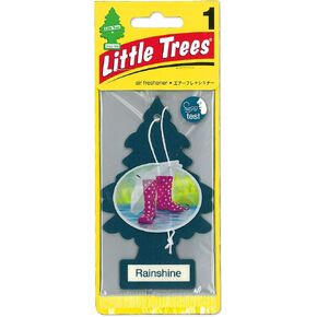 LITTLE TREES Car Air Freshener RainShine 24 Pack Rain Shine Fresheners