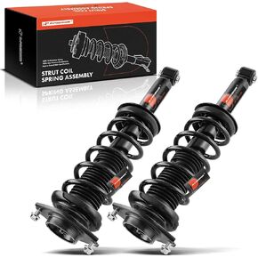 A-Premium Rear Pair (2) Complete Strut & Coil Spring Assembly Compatible with Subaru XV Crosstrek 2013-2015, Crosstrek 2016-2017, Driver and Passenger Side