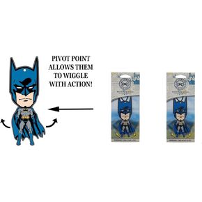 Superman Batman Wiggler 1 Pack air freshener Vanilla x 2 Packs