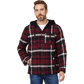Levi's Men's Cotton Plaid Quilted Puffer