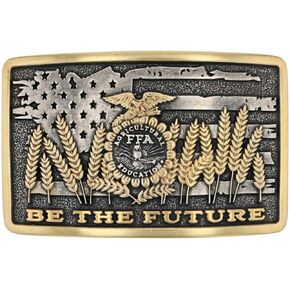 Montana Silversmiths Future Farmers of America FFA Be The Future Attitude Belt Buckle