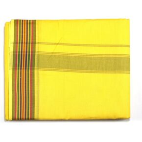 ASHIRWAD 100% Cotton Dhoti Handloom Quality Dhotee Sarong Wrap of for Men