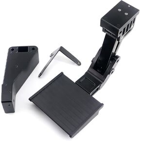 82214245AD Rear Bed Step Retractable Bumper Step for Truck with Dual Exhaust Compatible with 2014 2015 2016 2017 2018 Dodge Ram 1500 2500 3500
