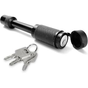 أقفال وصلة ربط المقطورة، قفل وصلة ربط مع دبوس 5/8 بوصة يناسب أجهزة استقبال وصلة ربط 2 بوصة، قفل وصلة سحب مع حلقات دائرية مضادة للخشخشة لقارب سيارة شاحنة مقطورة (عبوة واحدة) in Kuwait