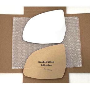 New Replacement Flat Mirror Glass with Full Size Adhesive for 2015-2024 BMW X3 X4 X5 X6 X7 Alpina XB7 XM Driver Side View Left LH