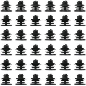 50 Pcs Car Interior Fittings Door Cards Door Panel Clips Trim Fasteners Compatible with Golf / MK4 / Passat/Bora OEM: 3B0868243