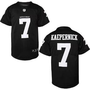 Villa Colin Kaepernick Jersey #7 ImWithKap IM with KAP All Stitched Movie Football Jersey Black White S-3XL (7 Kaepernick Black, Small)