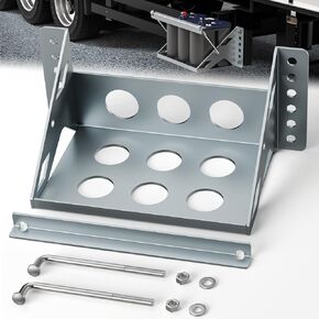 Metal Steel Battery Mounting Box, Durable Quality Metal Battery Tray Box, Easy-To-Install Steel Battery Mounting Box Tray Fits Up To A 10.63" × 7.06" × 7.5" Battery, Anti-Corrosion, Ventilated Design