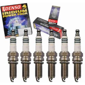 6 pc DENSO Iridium Power Spark Plugs compatible with Acura TL 3.5L 3.7L V6 2009-2014