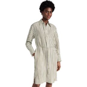 Vince Women's Coast Stripe Short Shirt Dress