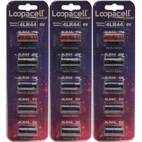 15 Alkaline Battery 6V A544 4LR44 PX28A