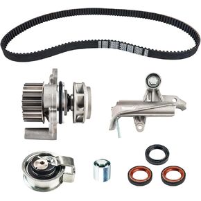 KAX TBK306A Timing Belt Kit with Sprocket Compatible with Passat 2001-2005, A4 Quattro 2001-2005 1.8L, A4 2001-2006 WP180-2220, TBK306B, WP9020, TS26306A