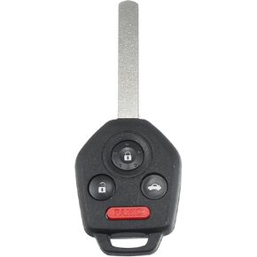 X AUTOHAUX 4 Button Car Keyless Entry Remote Control Key Fob Proximity Smart Fob CWTWBU766 for Subaru Outback 2010-2014 Legacy 2010-2014 433MHz 4D60 Chip
