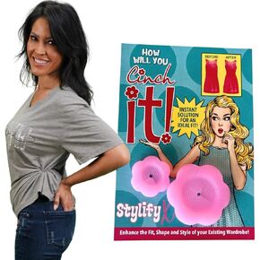 Cinch It! by StylifyX Clothing Cinch Clips - Hidden Dress Cinch Clip & Shirt Cincher Clip - Fashion Accessories for Women