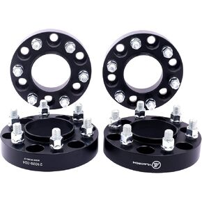 VLAOSCHI Black Forged 6x4.5 6x114.3 Hubcentric Wheel Spacers 1 Inch with 12x1.25 Studs 66.1mm Bore Compatible with Nissan 6 Lug 2005-2023 Frontier | 2005-2012 Pathfinder | 2005-2015 Xterra - Pack of 4