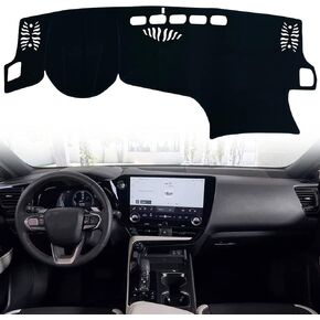Dash Mat Cover Custom Interior Center Console Compatible with Lexus NX 250/NX 350/NX 350h/NX 450h+ SUV 2022 2023 Dashboard mat Covers Accessories (Without HUD)