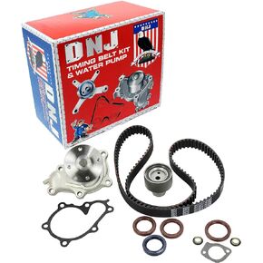 DNJ TBK634DWP Timing Belt Kit with Water Pump for 1994-1995 Nissan D21, Pickup 3.0L SOHC V6 12V 181cid VG30E