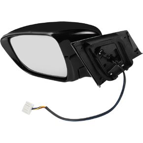 Motoforti Left Driver Side Door Mirror Replacement Side View Mirror Assembly for Nissan Murano 2015-2020 Black Power Mirror Adjustment Manual Folding