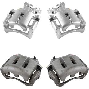 Callahan Brake Parts CCK01219 FRONT + REAR [2] Premium Grade Semi-Loaded OE Caliper Assembly Set Kit [ S197 ]