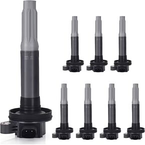 Ignition Coil Pack Set of 8 Compatible with 2011-2015 Ford F-150 5.0L V8 2011-2015 Mustang OE# DG542, BR3Z-12029A, UF622, 5C1859, B181HE, C1802