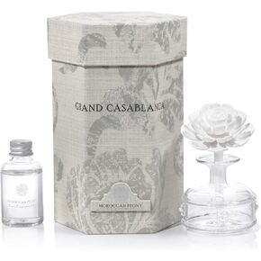 Zodax Mini Grand Casablanca Porcelain Diffuser, Moroccan Peon