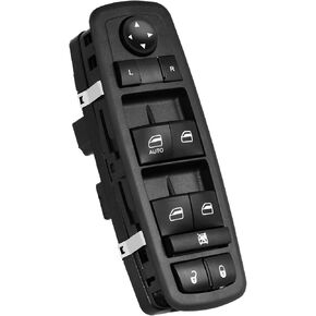 Front Driver Side Power Master Window Switch Automotive Interior Trim Compatible with 2009-2012 Dodge Journey 2008-2012 Dodge Nitro 2008-2012 Jeep Liberty Replace# 4602632AG