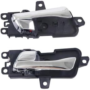 Interior Door Handle Chrome Left and Right Compatible with Hyundai Sonata 2011-2015 Front Or Rear