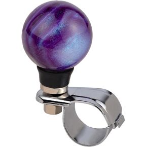 Lunsom Bling Steering Wheel Knob Spinner, Power Handle Steering Wheel Turning Knob, Turn Aid Helper Ball for Car SUV,Green