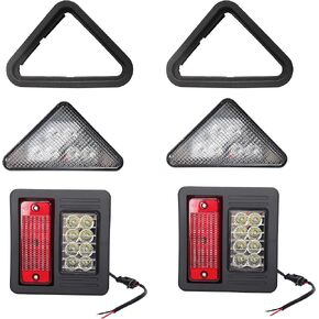 LED Light Kit Rear LED Headlight fits for Bobcat 751/753/763/773/863/864/873/883/963/A220/A300/S130/S150/S160/S175/S185/S205 S220/S250/S300/S330/T140/T180/T190/T200/T250/T300/T320 7259523 7259524