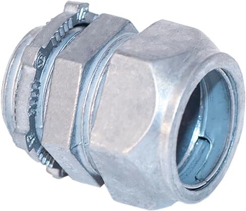 Sigma Engineered Solutions ProConnex TC-602 EMT Compression Connector Conduit Fitting 3/4-Inch Silver, 25-Pack, 25 Count in Saudi Arabia