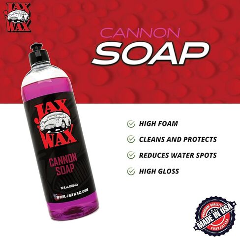 صابون جاكس واكس كانون، تركيبة متقدمة لغسيل السيارات - 64 أونصة in Kuwait