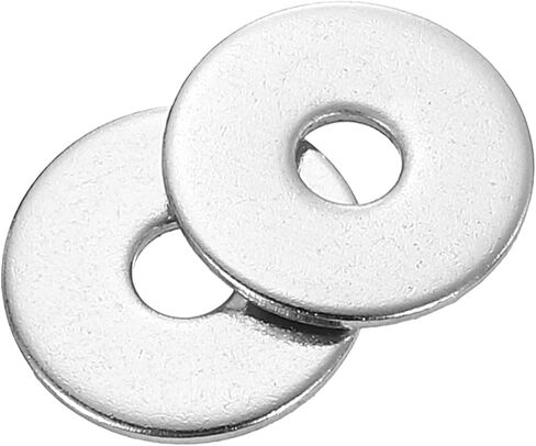 uxcell 20Pcs M13 Flat Washer, 304 Stainless Steel 13mm ID x 16mm OD x 0.1mm Thick for Bolt Screw, Factories Repair, Kitchens, Shops, and Outdoor Construction in Saudi Arabia