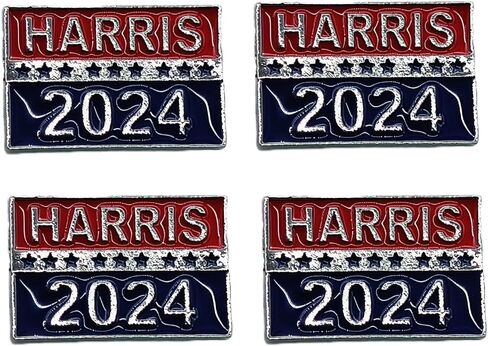 Caiyao Kamala Harris 2024 Brooch Lapel Pin for 2024 President Election Merchandise Jewelry in Saudi Arabia